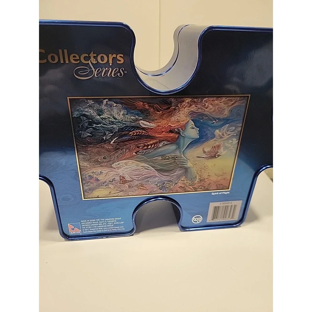 Collectors Series Puzzle Piece Shaped Tin‎ Spirit Of Flight